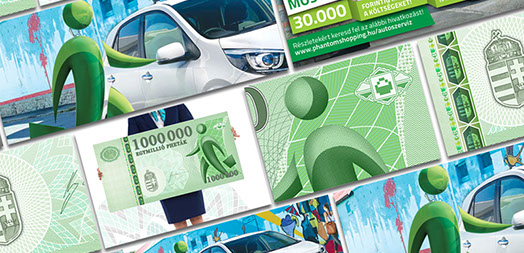 phantom shopping promotional material design