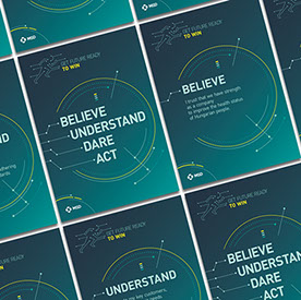 msd buda company logo and poster design