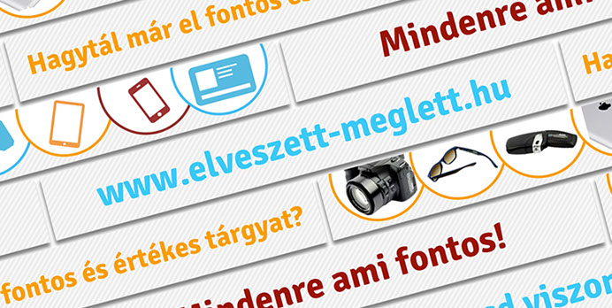 elveszett meglett banner tervezés animálás