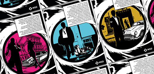 msd james bond theme poster