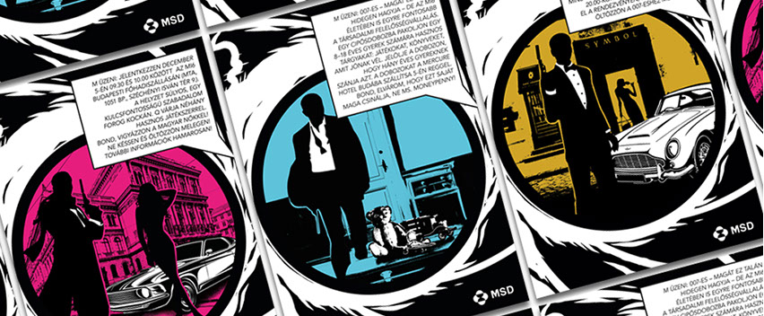 msd james bond témájú poszter
