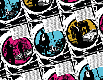msd james bond theme poster