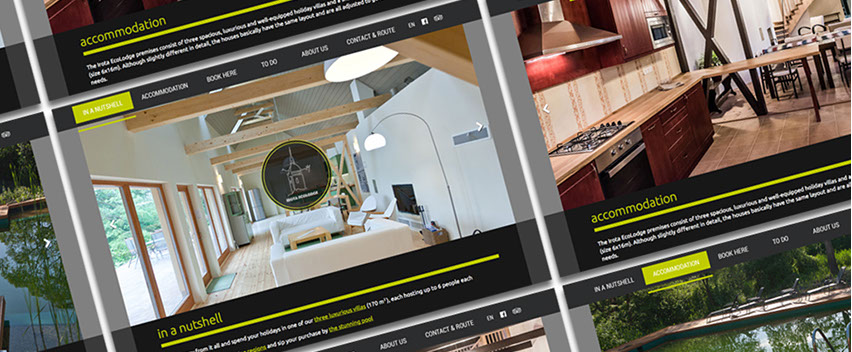 irota ecolodge website design and html5 developing
